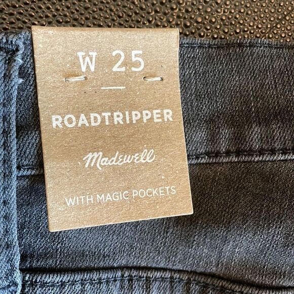 Madewell Road-tripper jeans dark gray size W25 - Picture 5 of 12
